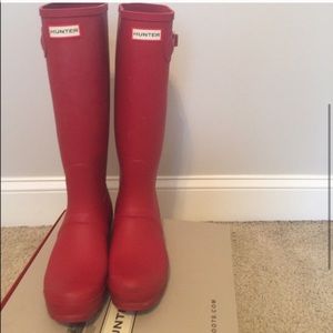 Hunter rain boots